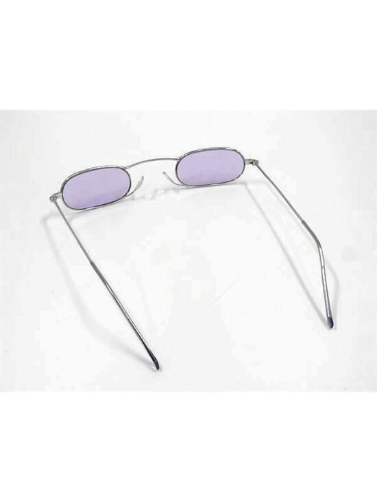 Gucci Sunglasses S Silver Lens Clear Purple Metal Child Eyewear